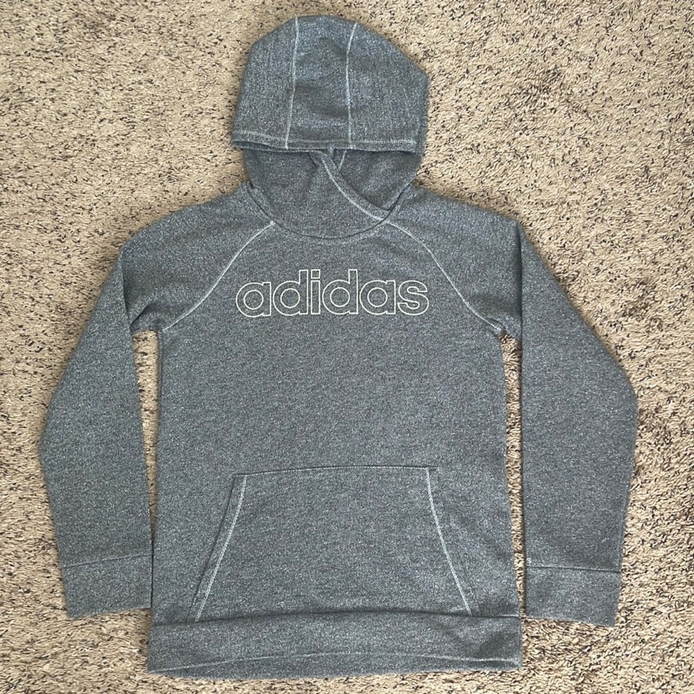 Adidas Girl Sparkle Hoodie Size L (12/14)